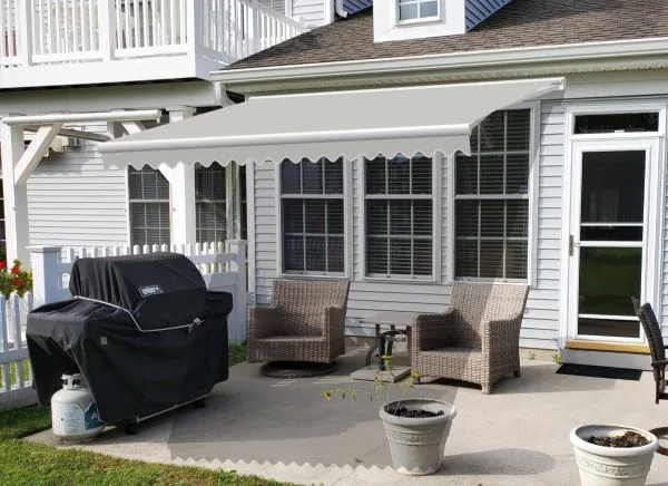 Residential awning installation by All Seasons Awnings, South Jersey